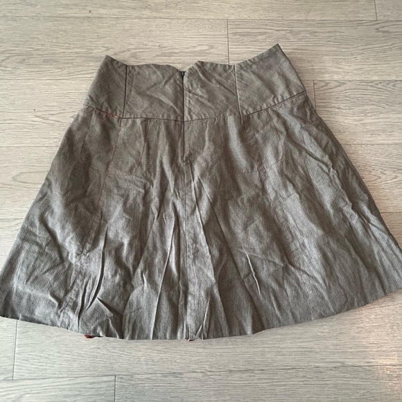 Matilda Jane You and Me Harriett Zippered A-Line Skirt Size M Patterned - Picture 5 of 6